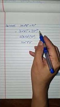 Factorization Using Addition & Subtraction of the Middle Term