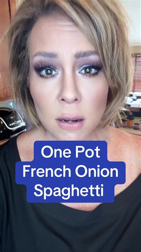 One Pot French Onion Spaghetti Recipe