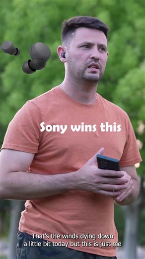 Earbud microphone test - Sony wins