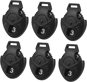 6pcs Interchangeable Golf Club Head Covers Number Tags Replacement Number Tags Golf Training Accessories Covers