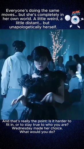 Wednesday (2022) – Iconic Dance Scene | Be Different or Fit In? #movie #movies #wednesday
