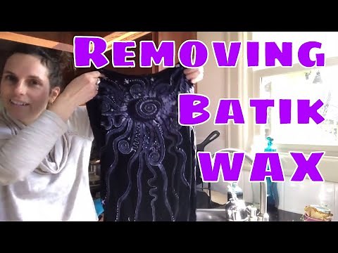 How To Remove Beeswax From A Batik At Home
