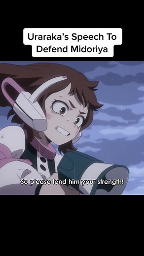 Ochako Uraraka’s Speech For Deku - My Hero Academia Season 6 #myheroacademia #mha #bokunoheroacademia #bnha #ochako #ochakouraraka #deku #izukumidoriya #anime #tiktokanime #fyp