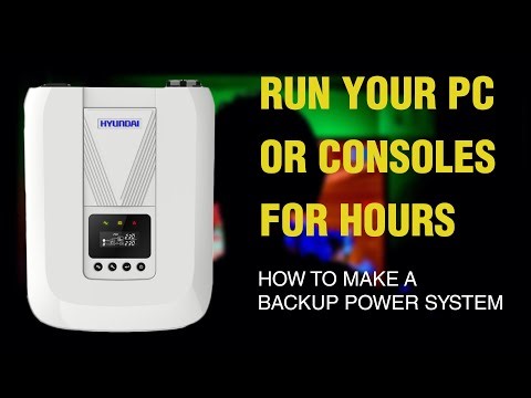 Power Backup System For PC / Computers ( UPS Inverter System For Long Backup )