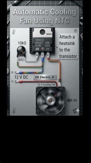 Automatic cooling Fan using NTC