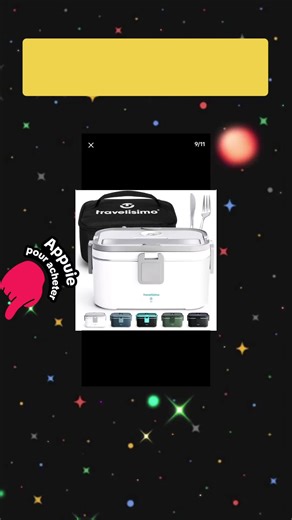 TRAVELISIMO BOÎTE REPAS ÉLECTRIQUE NOURRITURE TRAVAIL 80W BOÎTE REPAS ÉLECTRIQUE 3 en 1 ISOTHERME NOURRITURE TRAVAIL VOITURE ET CAMION Ta pause déjeuner ne sera plus jamais la même ! 🍱🔥 Marre de manger froid ? Cette boîte repas électrique chauffe ton plat en quelques minutes, que tu sois au boulot, en voiture ou sur chantier. Compacte, rapide, isotherme et super pratique — c’est clairement le must-have 2025 pour garder tes repas chauds partout. Tu l’essaies une fois… tu ne peux plus t’en passe