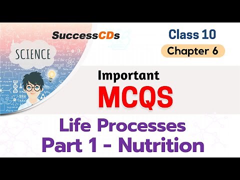 Class 10 Science Chapter 6 Life Processes Part 1 Nutrition Important MCQs | Class 10 Biology MCQs