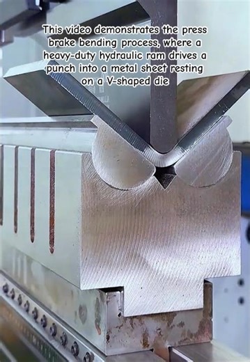 Precision Sheet Metal Bending with a CNC Press Brake #SheetMetal• #MetalFabrication• #PressBrake•