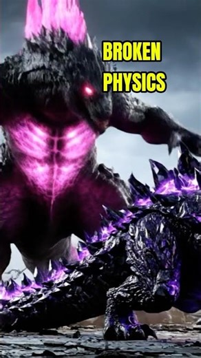 Godzilla SPINS SpaceGodzilla! (Physics Broken) 🌪️🦖#shorts