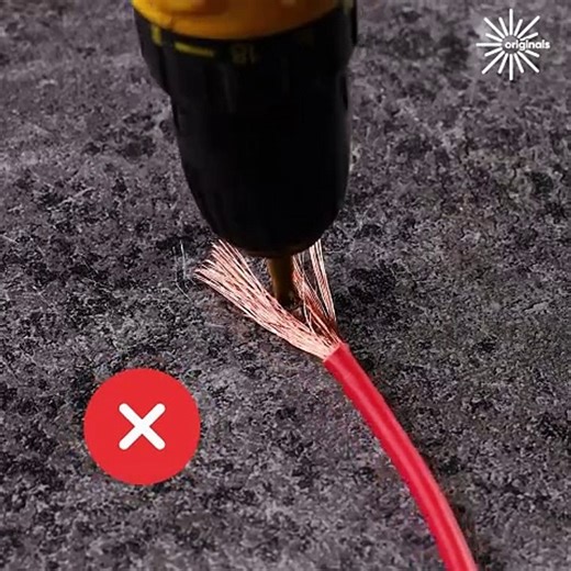 The right way to staple electrical wires! 🔧🔌