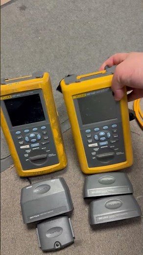 Lot of 2 FLUKE DSP-4000 Cable Analyzer