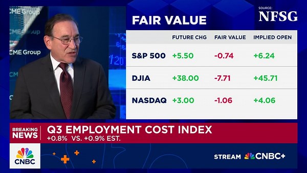 Q3 employment cost index rises 0.8%