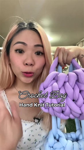520K views · 5.4K reactions | Hand Knit Crochet Bag Tutorial  #AbawFam #CrochetWithMe #Tutorial | AbawFam | Facebook