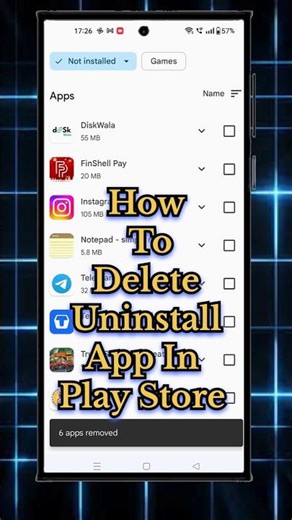 How To Delete Uninstall App In Play Store | #storagesolutions #playstore #uninstallapp #viralnow