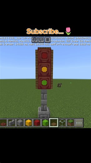 Minecraft: traffic lights🚦😍#shorts #minecraft #minecraftbuilding #tutorial #millionviews #shortsfeed