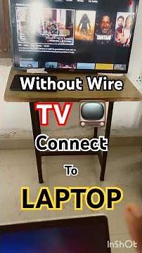 TV Connect to Laptop Wireless| Samsung tv connect to Laptop |Tv connect to Laptop