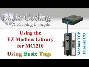 EZ Modbus TCP Using Tags / array with the MCI210 on a M700.