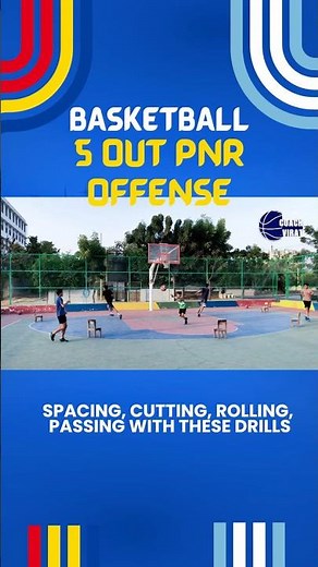 5 out PNR offense | passing, cutting, rolling, spacing |