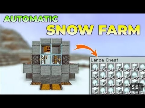 Automatic snow farm 1.20+ pocket+java