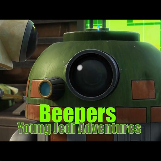 Young Jedi Adventures Beepers robot & Aphex Twin's sound almost identical to me!