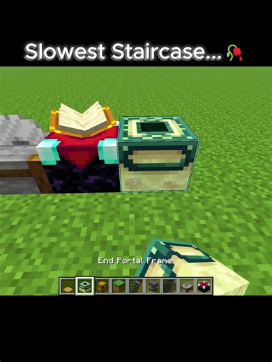 Minecraft Slowest Staircase 🥀