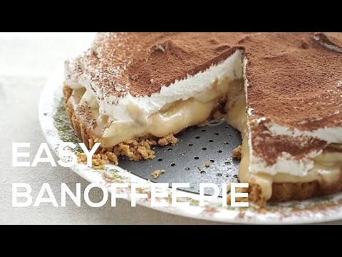 How to: Easy Homemade Banoffee Pie * | Silent | No Talk Cooking