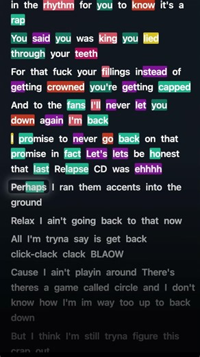 Eminem Not Afraid verse 2 | Lyrics Highlighted