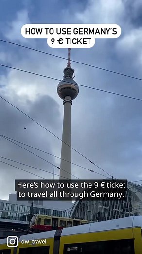 You’d like to buy the German 9 € transport ticket, but you’re not sure what trains you can use it on? Here’s what you need to know! | DW Travel