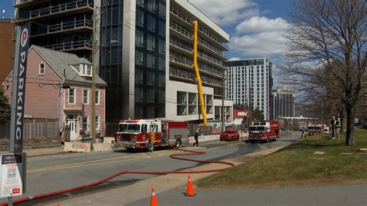 Crews tackle 'substantial amount of fire' in Halifax alley