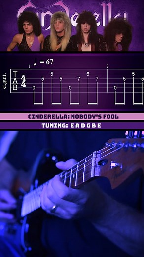 Learn the Iconic 'Nobody's Fool' Guitar Riff from Cinderella