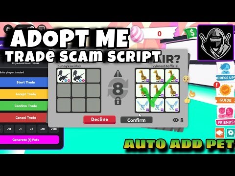 *OP* Adopt Me Script 2026 | Trade Scam, Force Accept, Pet Spawner, Auto Farm | Delta Executor!