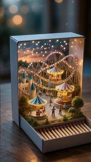 3 Magical Tiny Playlands 🌈✨ | Hyper Realistic Miniature Worlds | AI Cinematic Short