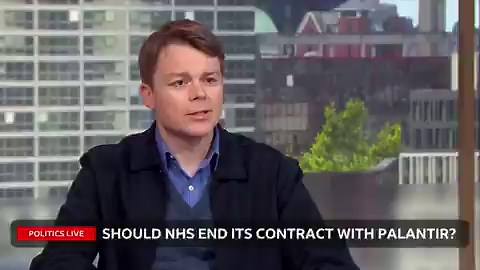 Louis: we have no interest in patient data in the UK. It’s not our business model. Palantir does not have access to patient data. esteemed EXPERT guest: “but why should we trust you because as we’ve seen, say, with the police in, in New York when they tried to say, ‘we don’t we want this we want Palantir to come out’ it was really hard to kick you out of their data, you know that reliance grows. and you do these free contracts, you’re like ‘oh try this and then you’re like oh now we’re gonna cha