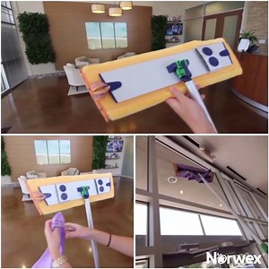153K views · 1.4K reactions | Use these handy brackets to convert your Mop Base for cleaning windows or ceilings! Great to fasten your Window Cloth, EnviroTowel or Car Cloth - Simply snap brackets onto the top side of the base and press cloth firmly into the grommet slits! Order yours https://goo.gl/JgLXzm | Norwex | Facebook