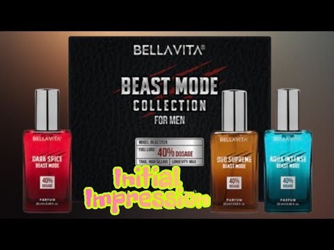 🔥 Bellavita Beast Mode Collection Perfume – Initial Impression & First Look | Fresh or Beast?