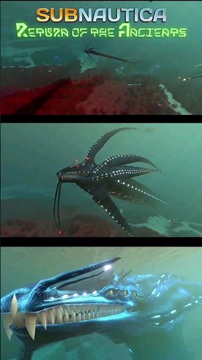 Gargantuan Leviathan Size comparison #subnautica #shorts
