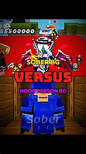 SoberBG Vs NOOB PERSON BG (Part2) #edit #shorts#blockmango #blockmango2026 #blockmangobedwars #1v1