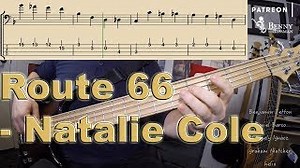Natalie Cole - Route 66 Chords [BASS COVER] - with notation and tabs - ChordU