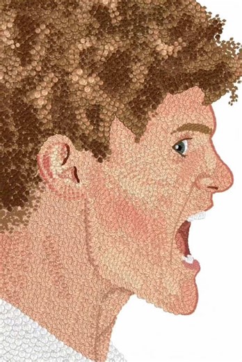 Creating Ryan Trahan Using Pennies Challenge