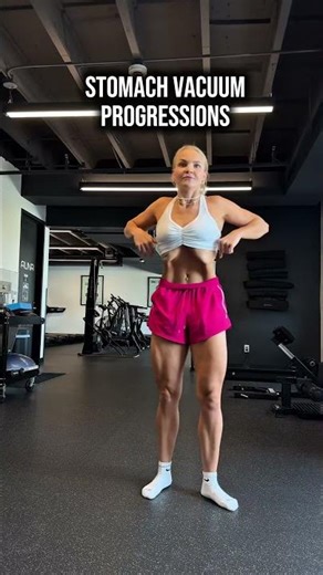 Check out my new core program - has over 6 stomach vacuum progressions to challenge your control!!!