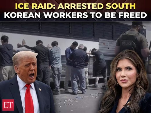 Hyundai ICE raid | South Korea charters plane for 300 workers detained | US immigration crackdown