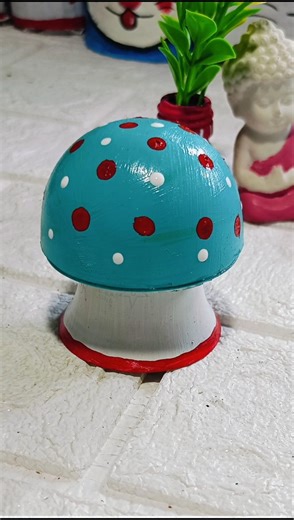 DIY Waste LED Bulb Craft Ideas/Mushroom 🍄 Craft #youtubeshorts #homedecor #diy #craft #trending