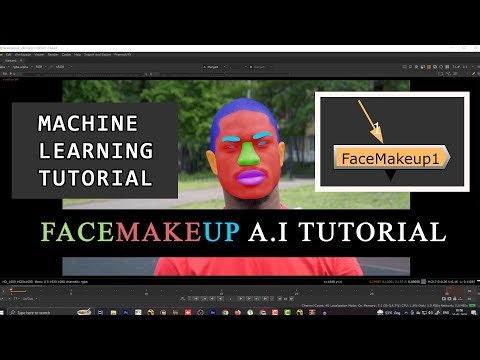 Face Makeup With Help Of AI Machine Learning In Nuke || Advanced Nuke tutorial || Cattery