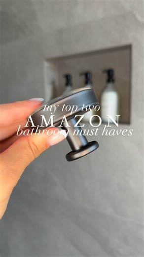 Jodie Smith | My top two bathroom must haves from @amazonuk ✨ ad | aff 1. Suction hooks - perfect for hanging towels or items in the shower. 2. No drill... | Instagram