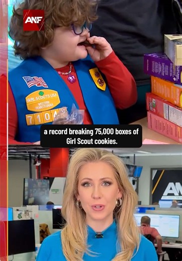 A 6-year-old girl is going viral after selling a record-breaking 75,000 boxes of Girl Scout cookies! #girlscouts