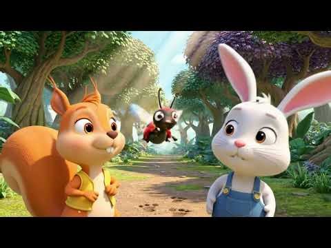 Sunny the Squirrel and the Missing Acorns Mystery