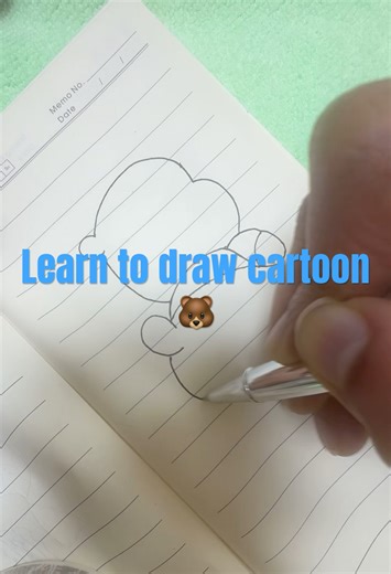 Learn how to draw cartoon 2#teddybear #art #cartoon#draw #simpledrawing #shorts #diy