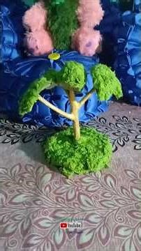 Coconut Shell Craft 🌴 | DIY Tree Using Coconut Shell #reelsviral #shortvideo