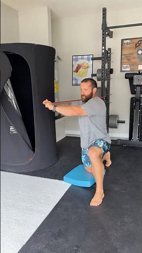 How to Perform the Half Kneeling Band Rotation
