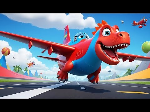 The Airport Song – Flying Castles and Dragon Planes | Fun Kids Songs & Nursery Rhymes